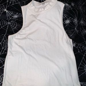 White halter top